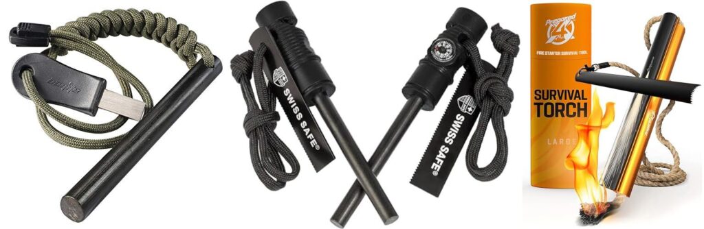 Fire Starters For Survival combined image