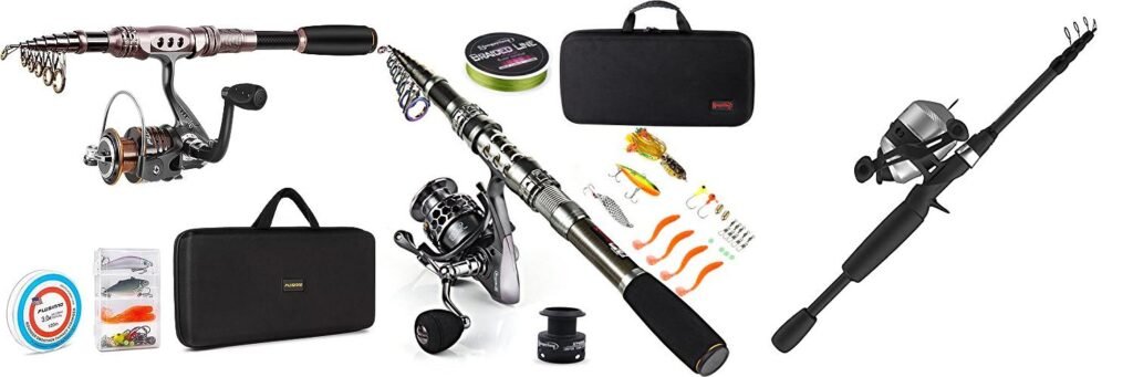 Fishing Pole For Backpacking combined image