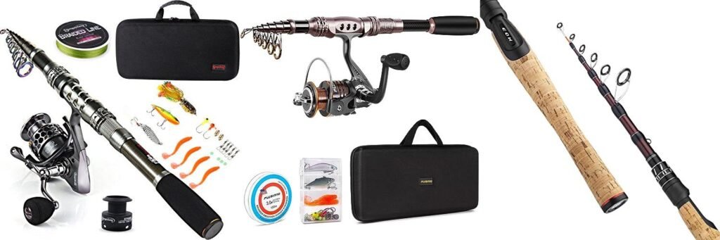 Fishing Rod For Backpacking combined image