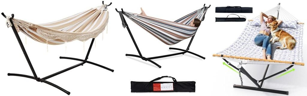 Freestanding Hammocks combined image