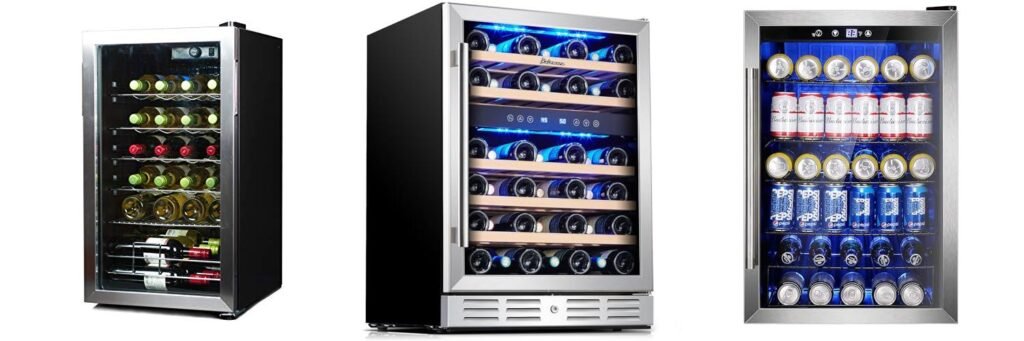 Freestanding Wine Cooler combined image