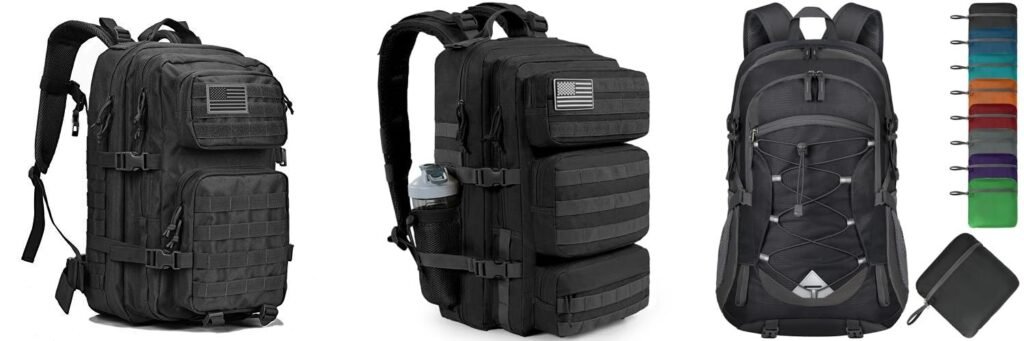 Go Bag Backpack combined image