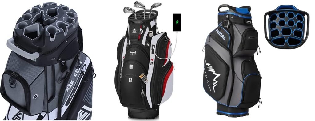 Golf Bags With Coolers combined image