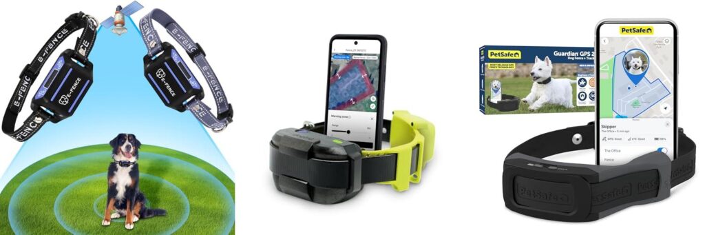 Gps Dog Collars Fence combined image