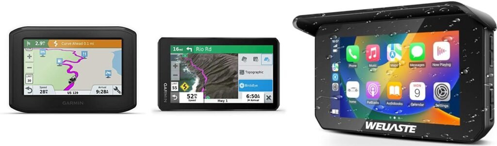 Gps For Adventure Motorcycle combined image