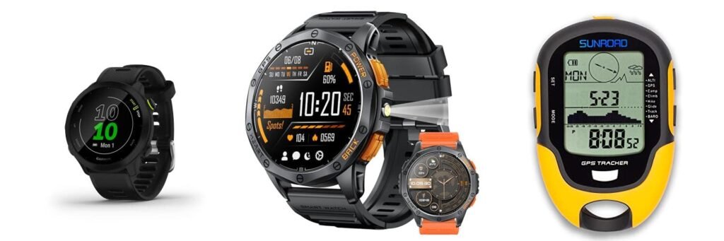 Gps Watch For Backpacking combined image