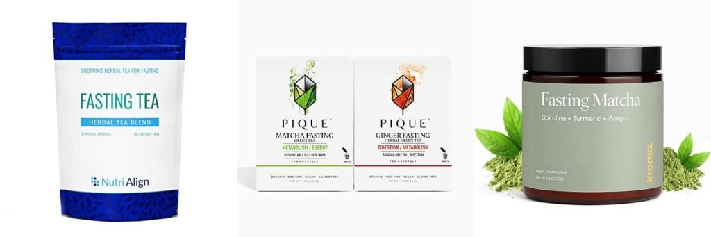 Green Tea For Intermittent Fasting combined image