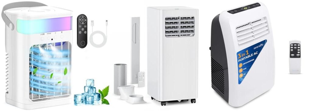 Grow Tent Air Conditioner combined image