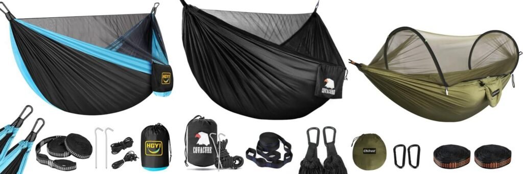 Hammock With Mosquito Net combined image