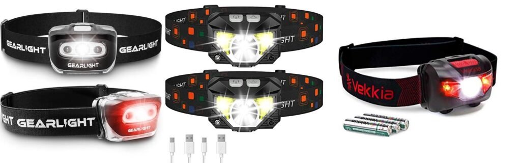 Headlamps With Red Light combined image