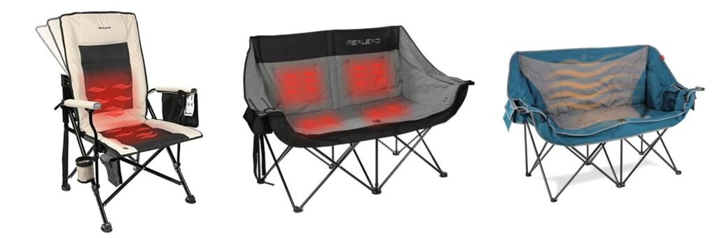 Heated Camping Chair combined image