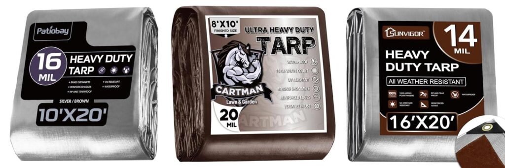 Heavy Duty Tarps combined image