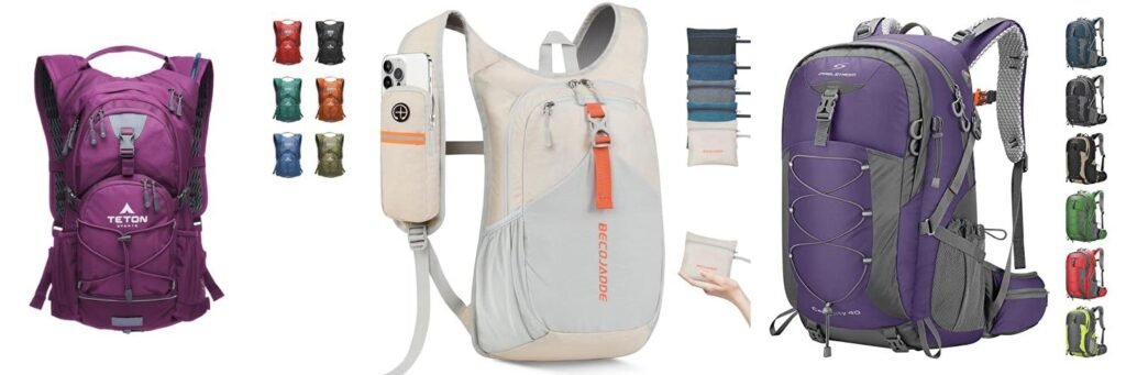 Hiking Backpack Women combined image