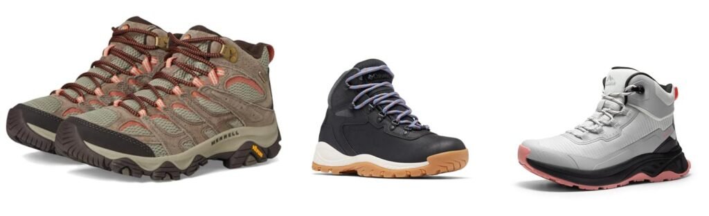 Hiking Boots For Sensitive Feet combined image