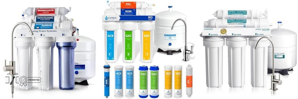 Home Reverse Osmosis Water Filter combined image