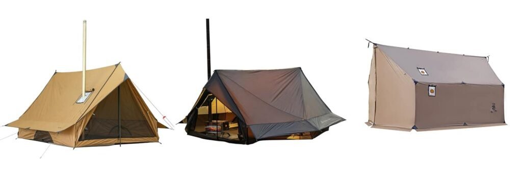Hot Tent For Winter Camping combined image