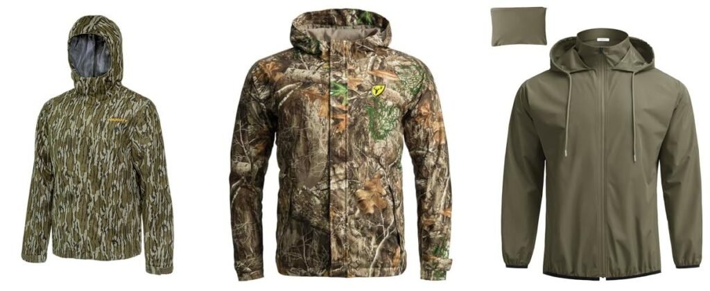 Hunting Rain Jackets combined image