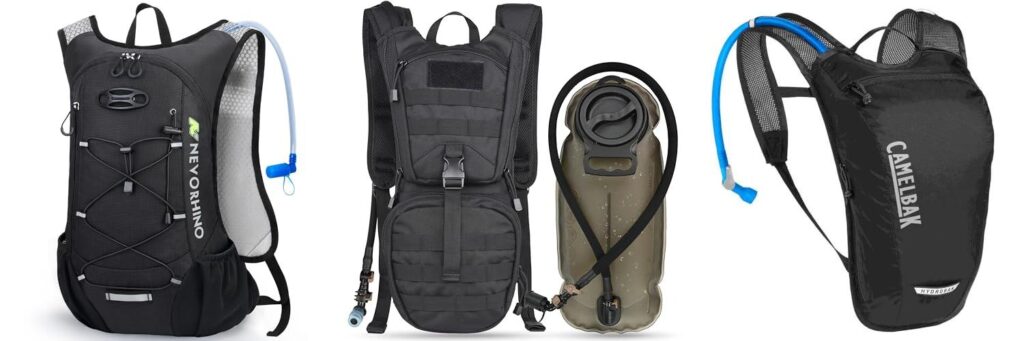 Hydration Backpack For Cycling combined image