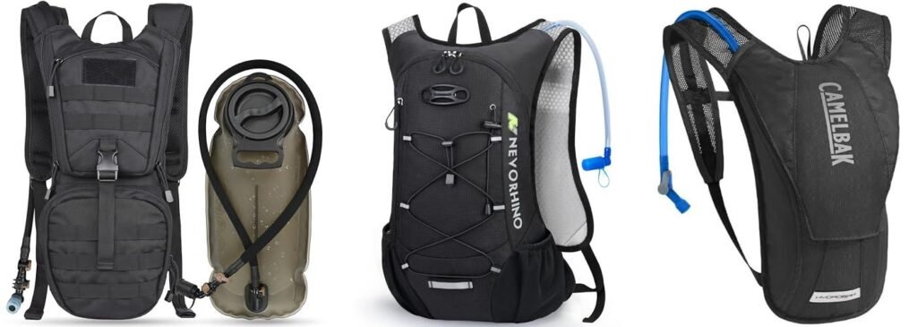 Hydration Pack For Cycling combined image