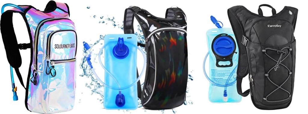 Hydration Packs For Festivals combined image