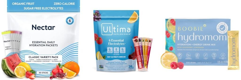 Hydration Packs For Pregnancy combined image