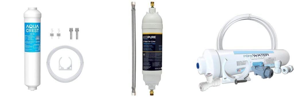 Inline Water Filter For Ice Maker combined image