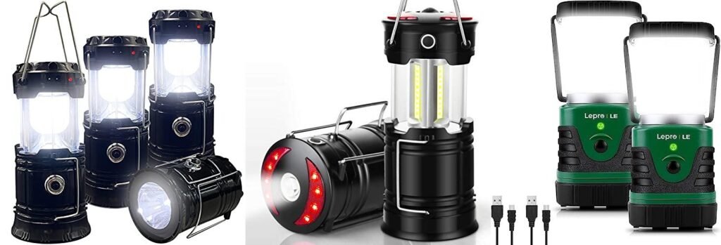 Led Rechargeable Lantern combined image