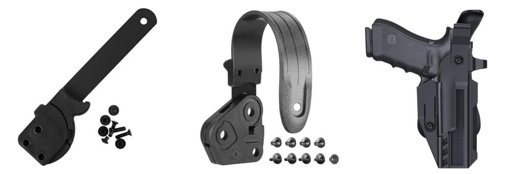 Level 2 Retention Holster combined image