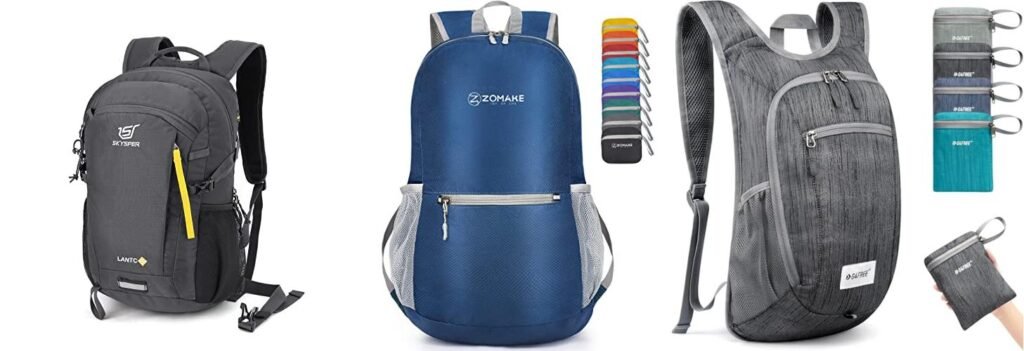 Light Hiking Backpacks combined image