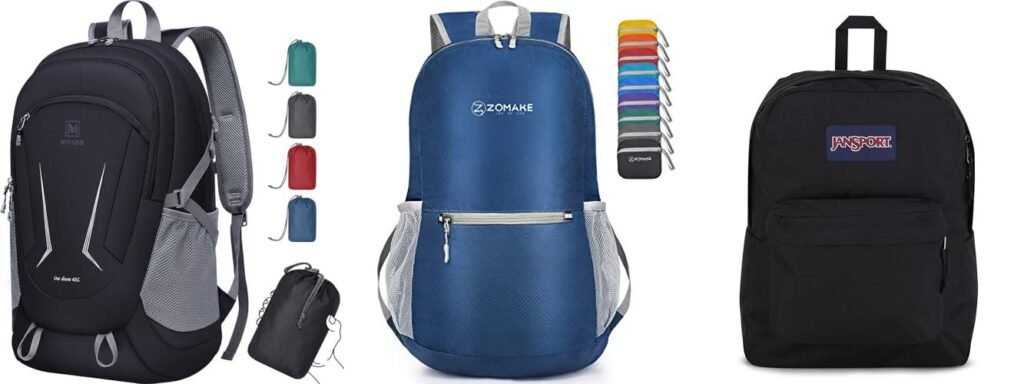 Light Weight Backpack combined image