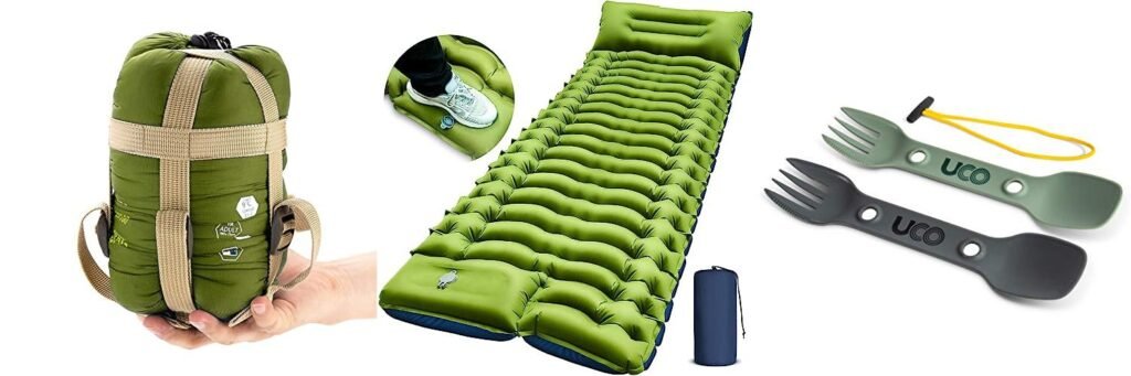 Lightweight Backpacking Gear combined image