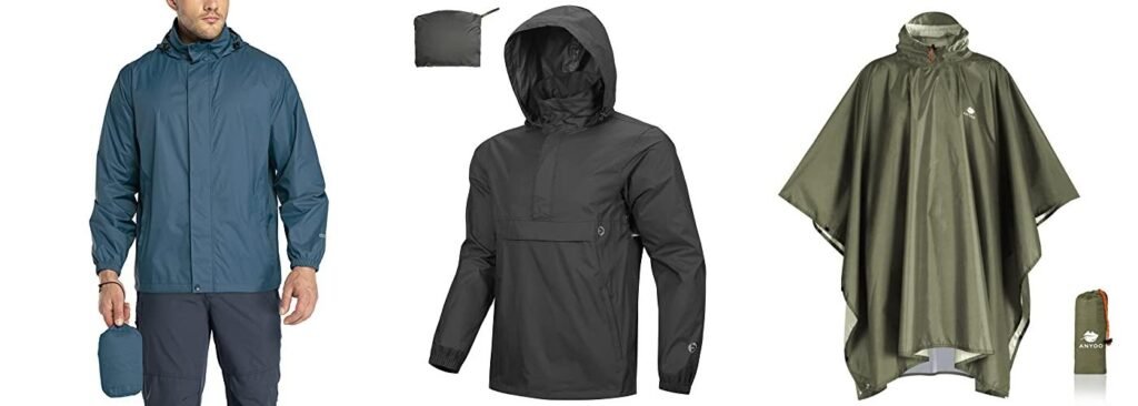 Lightweight Rain Jacket For Hiking combined image