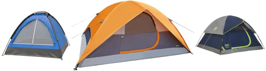 Lightweight Tent For Tall Person combined image