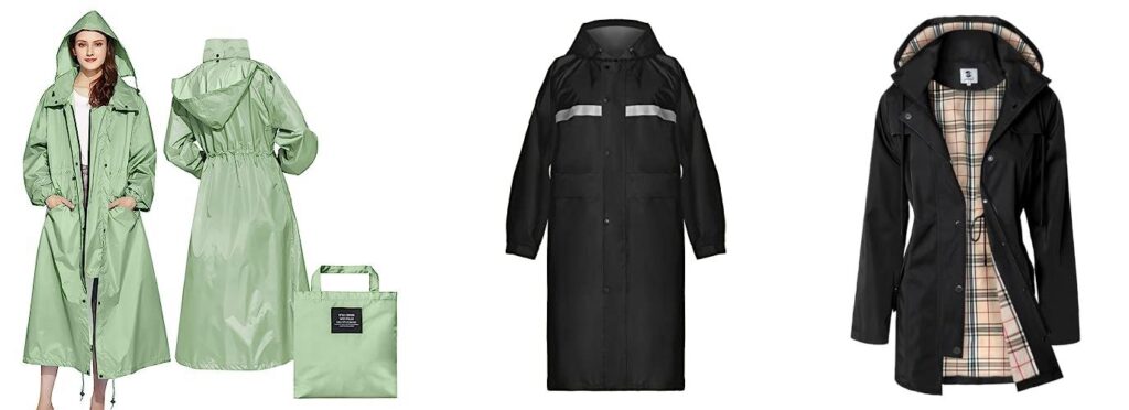 Long Rain Jacket combined image
