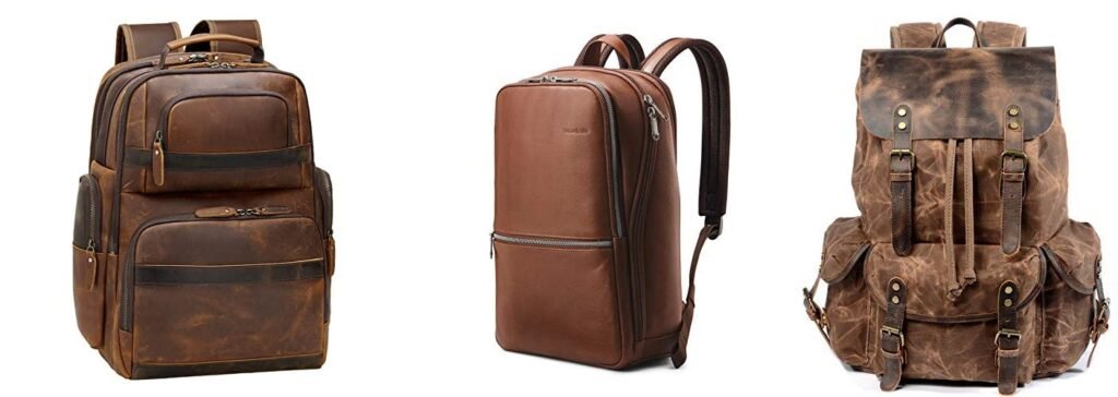 Mens Leather Backpacks combined image