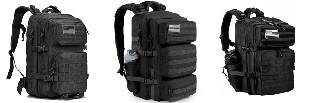 Military Backpack combined image
