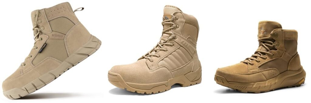 Military Hiking Boots combined image