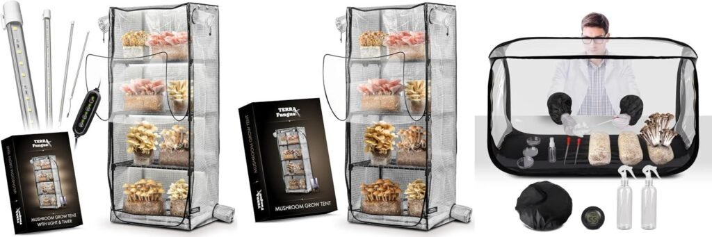 Mushroom Grow Tent combined image