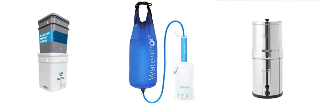 Off Grid Water Filter System combined image