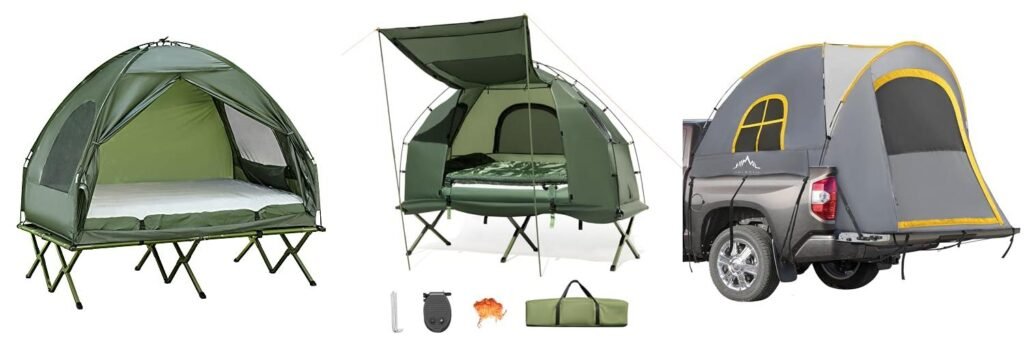 Off The Ground Tent combined image