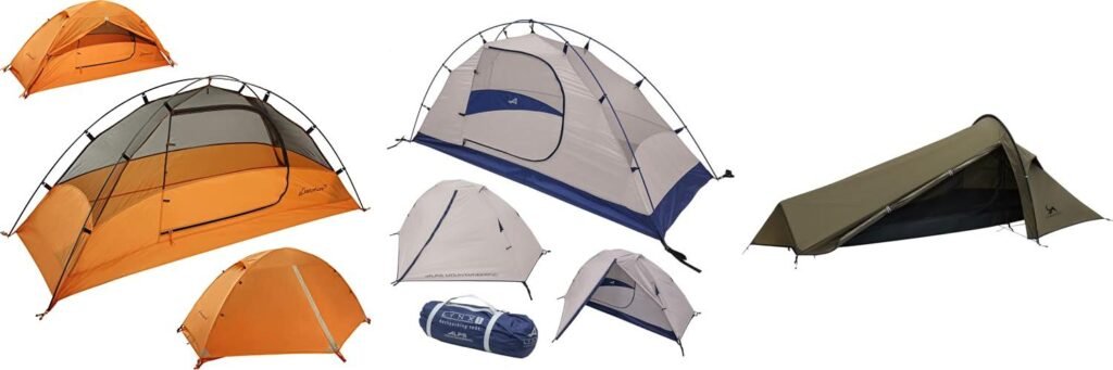 One Person Tent Ultralight combined image