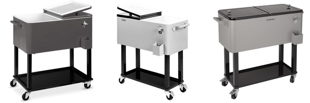Outdoor Cooler Cart combined image
