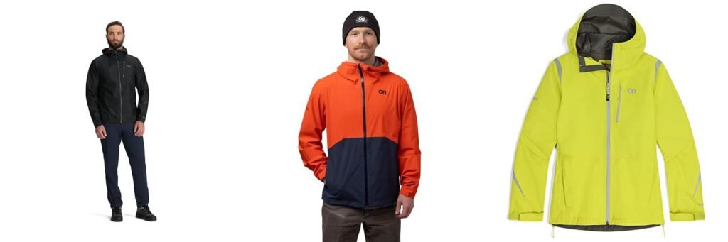 Outdoor Research Rain Jacket combined image