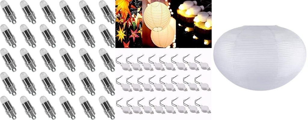 Paper Lantern Lights combined image