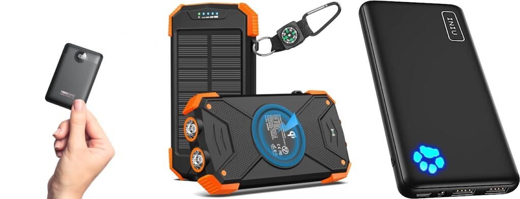 Phone Charger For Backpacking combined image