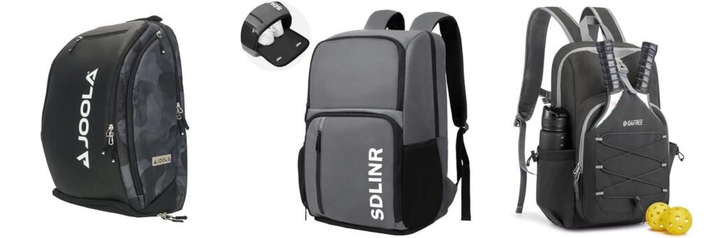 Pickleball Backpacks combined image