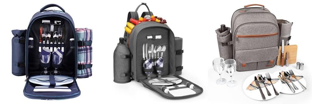 Picnic Backpack For 2 combined image