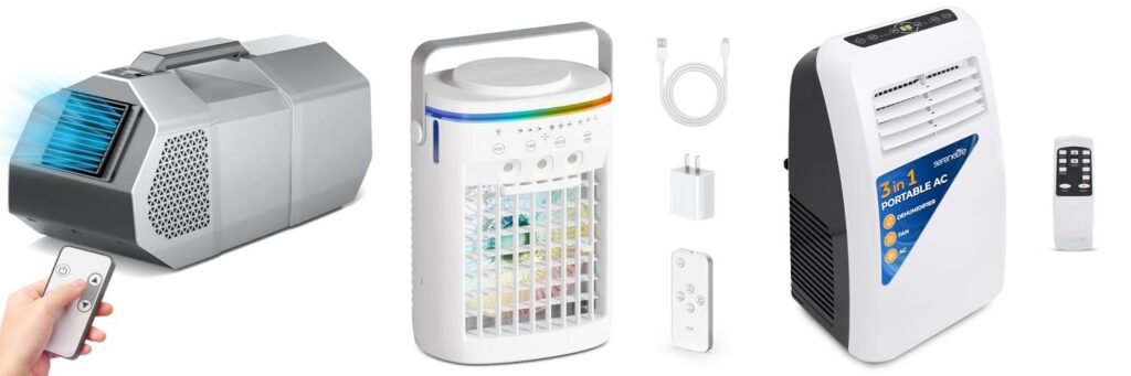 Portable Air Conditioner For Tent Camping combined image