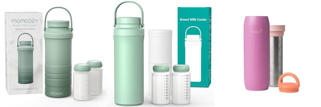 Portable Breast Milk Cooler combined image