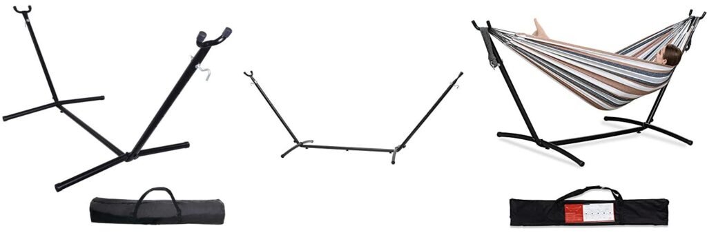 Portable Hammock Stand combined image